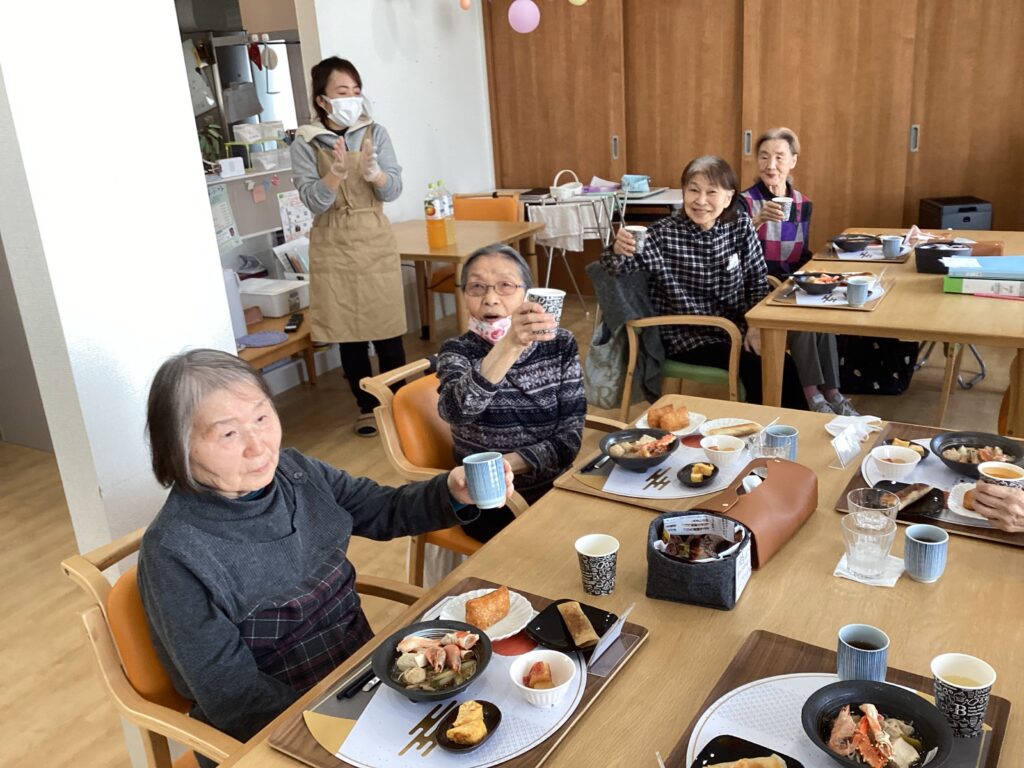 みんなで乾杯